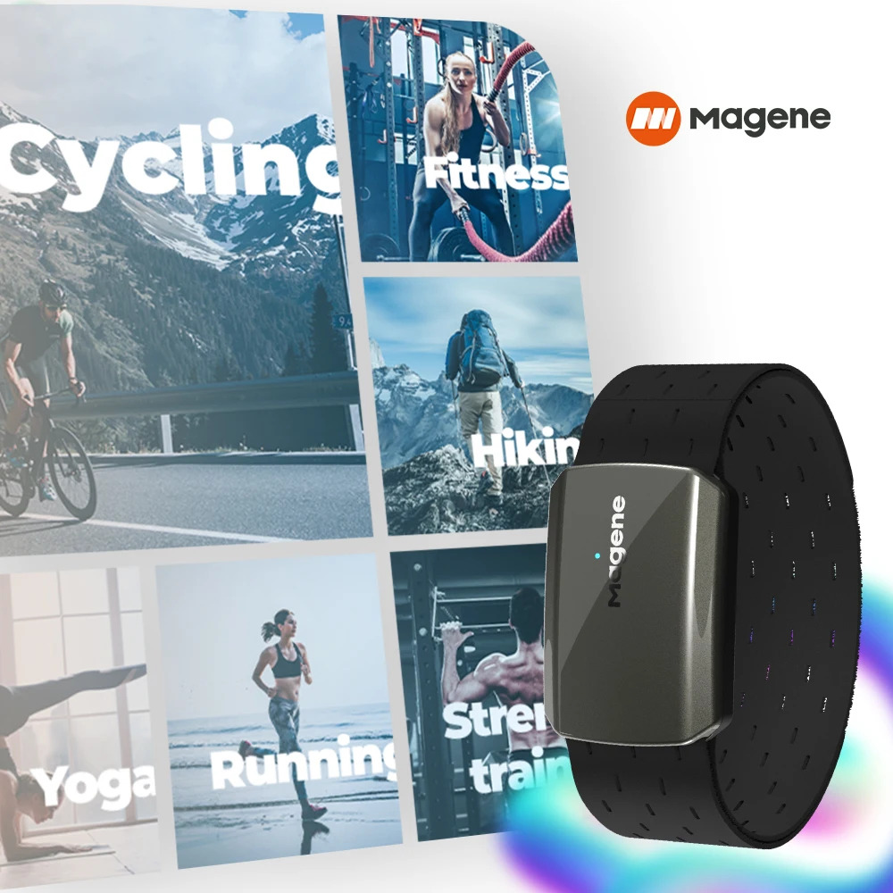 Magene H803 Heart Rate Armband - đánh giá và giá Sport Loop Strap