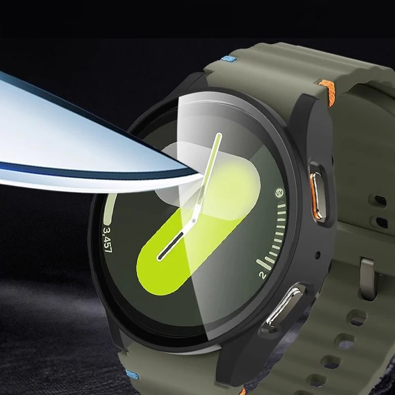 Tempered Glass+Case for Samsun - đánh giá và giá Accessories For Galaxy Watch 5