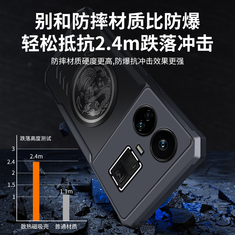 Dragon Totem Cooling Case for  - đánh giá và giá Realme Gt 6