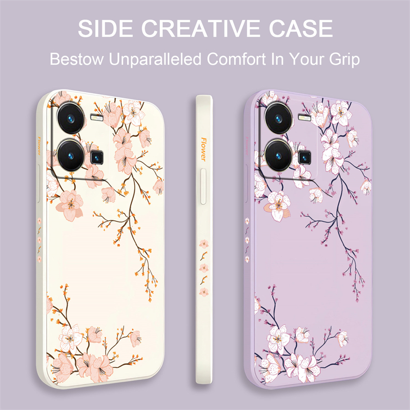 Floral Flower Case for VIVO Y9 - đánh giá và giá Vivo Y28