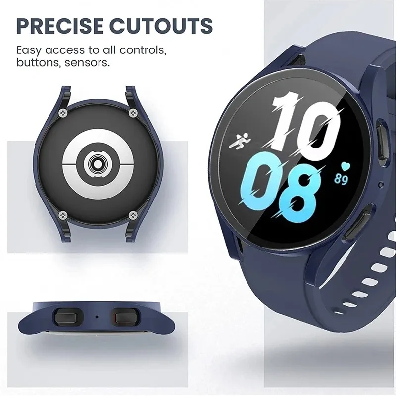 Glass+Case for Samsung Galaxy  - đánh giá và giá Accessories For Galaxy Watch 5