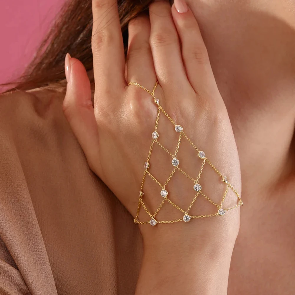 Luxury Rhinestone Mesh Hollow  - đánh giá và giá Stainless Mesh Band