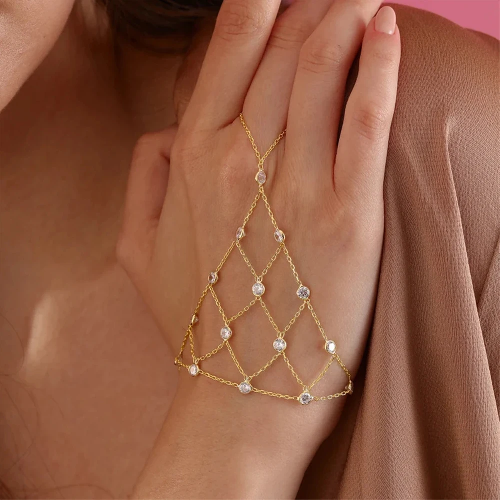 Luxury Rhinestone Mesh Hollow  - đánh giá và giá Stainless Mesh Band