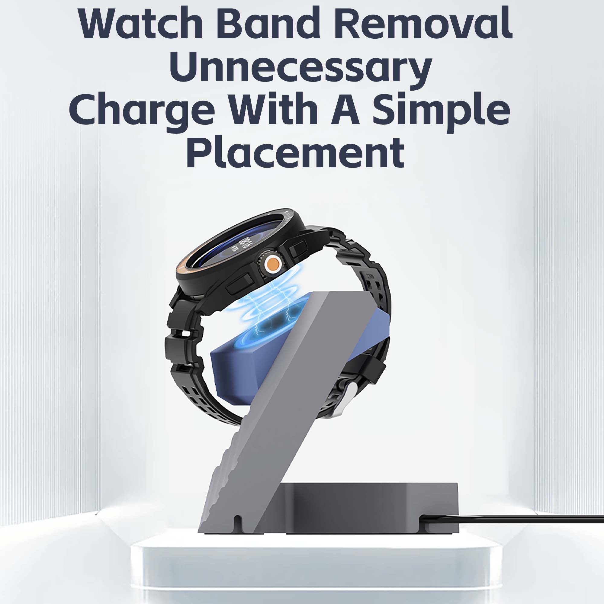 PC Geometric watch stand Dock  - đánh giá và giá Xiaomi Smartwatch S4 Accessories