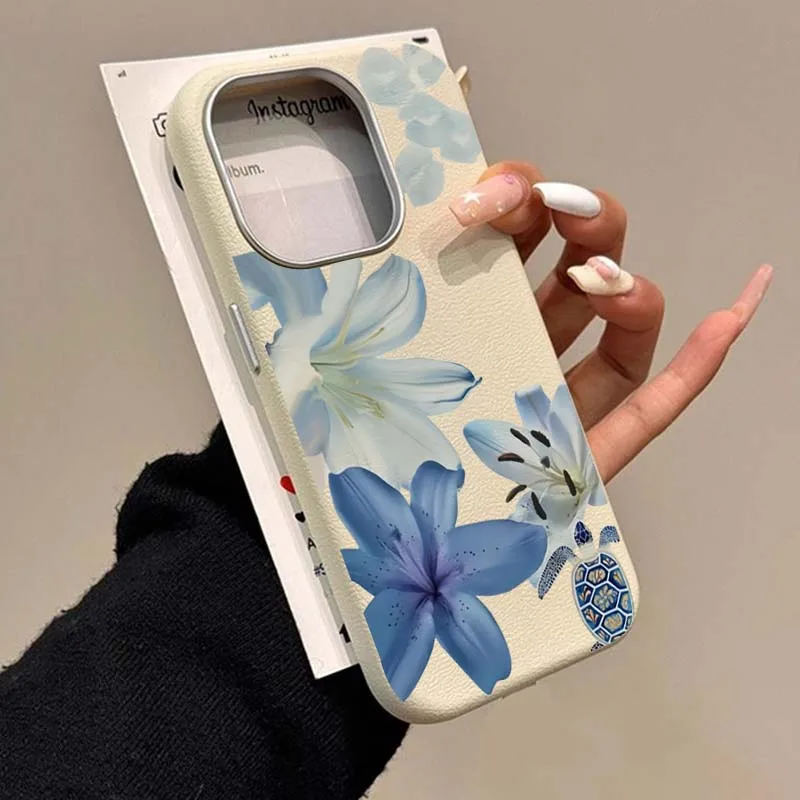 Elegant Blue Lily Fashion Patt - đánh giá và giá Xiaomi Redmi Note 13