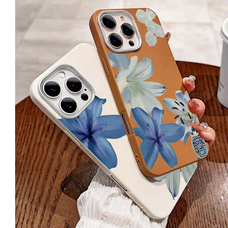 Elegant Blue Lily Fashion Patt - đánh giá và giá Xiaomi Redmi Note 13
