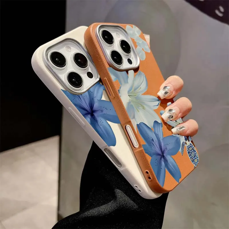 Elegant Blue Lily Fashion Patt - đánh giá và giá Xiaomi Redmi Note 13