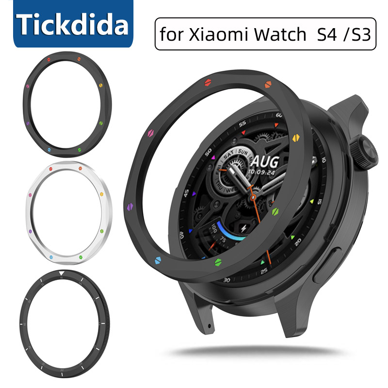 Metal Bezel Ring Case For Xiao - đánh giá và giá Xiaomi Smartwatch S4 Accessories